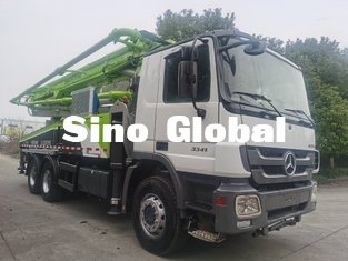 Camion utilisé 2013 par 56m modèle de pompe concrète de Zoomlion avec Mercedes Benz Chassis