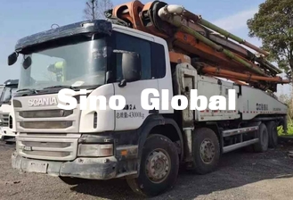 Zoomlion a utilisé le camion concret de pompe de boom 56 mètres avec le modèle de Scania