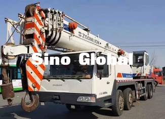 Zoomlion a employé le type droit de bras de la tonne QY50V532 de la grue 50 de camion