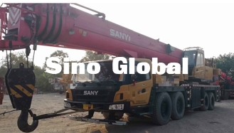 Sany STC1000 a utilisé la grue de camion 100 tonnes de puissance évaluée de 350kw/1800 T/MN