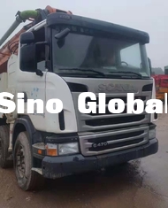 Camion de Zoomlion 63M Used Concrete Pump avec le châssis de Scania avec le model 2013