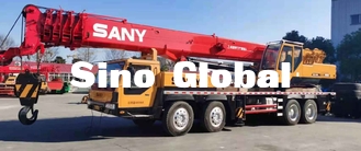 2ème main 75 Ton Truck Crane Sany STC75 avec le boom principal 80Km/h de 12m