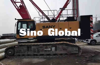 Sany SCC1000A a utilisé la grue de chenille 100 tonnes avec la longueur de boom de 13m 64m