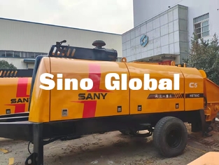 HBT6013 Sany a utilisé la remorque a monté le type de valve de la pompe concrète 90KW S