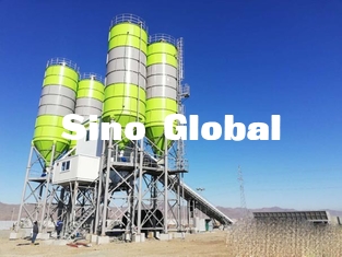 Usine de traitement en lots de la marque HZS60P de Zoomlion avec la puissance installée 100KW