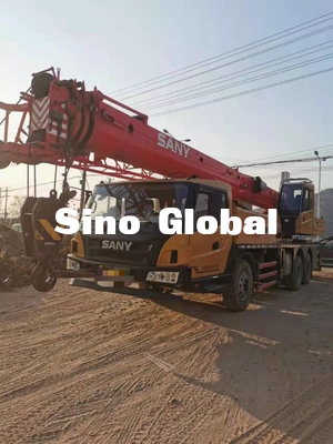 Grue de camion utilisée par couleur jaune 25 tonnes de Sany STC250 U de boom de forme