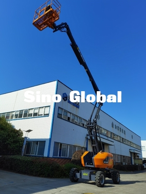 Le CE a approuvé la capacité articulée diesel de l'ascenseur SKYBOOM GTZZ-18J 250KG de boom