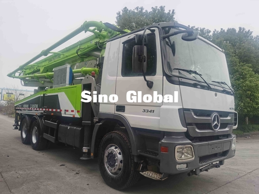 Camion de pompe d'occasion 38m, camion concret ZLJ5296THB 38X-5RZ de boom