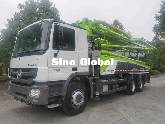 Camion de pompe d'occasion 38m, camion concret ZLJ5296THB 38X-5RZ de boom