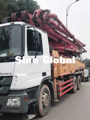 Camion utilisé par boom de pompe concrète 46m/4 certificat de la CE de tuyau de la section 125mm