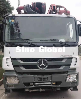 Camion utilisé par boom de pompe concrète 46m/4 certificat de la CE de tuyau de la section 125mm