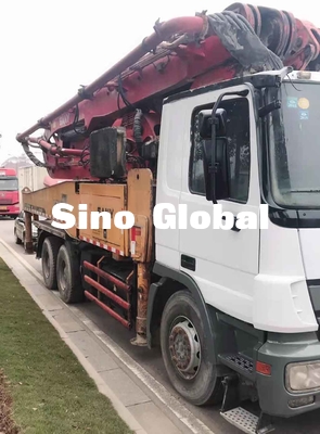 Camion utilisé par boom de pompe concrète 46m/4 certificat de la CE de tuyau de la section 125mm