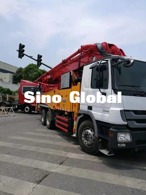 2ème certification de la CE de Lorry Sany 49M With de pompe concrète de main