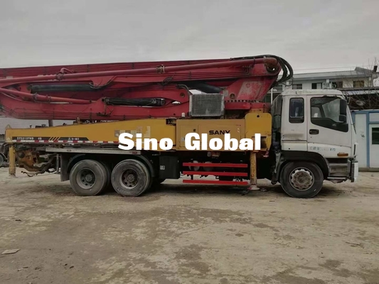 Camion utilisé de pompe concrète de Sany 46 mètres avec 24,8 tonnes de capacité