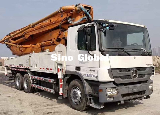 Zoomlion 47m a utilisé le camion de pompe concrète avec le modèle 2013 de Mercedes Benz 3341