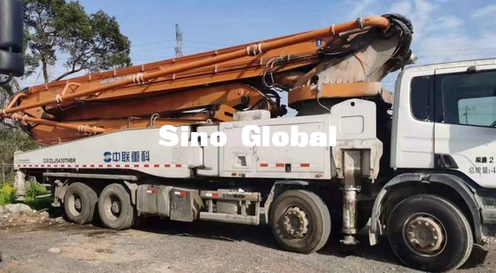 Zoomlion a utilisé le camion concret de pompe de boom 56 mètres avec le modèle de Scania