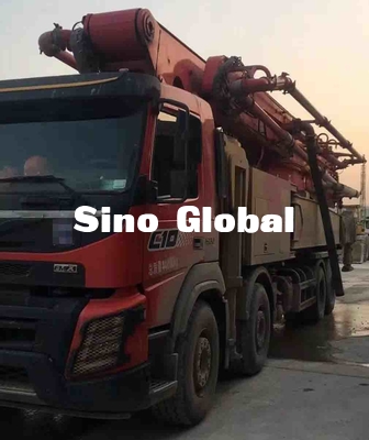 Sany 56m a utilisé le camion de pompe concrète avec le châssis de Volvo le ³ /H que de 172 M a produit