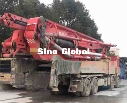 Sany 56m a utilisé le camion de pompe concrète avec le châssis de Volvo le ³ /H que de 172 M a produit