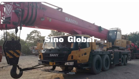 Sany STC1000 a utilisé la grue de camion 100 tonnes de puissance évaluée de 350kw/1800 T/MN