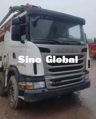 Camion de Zoomlion 63M Used Concrete Pump avec le châssis de Scania avec le model 2013