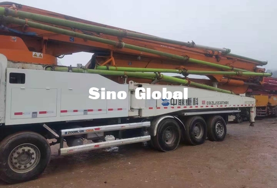 Camion de Zoomlion 63M Used Concrete Pump avec le châssis de Scania avec le model 2013
