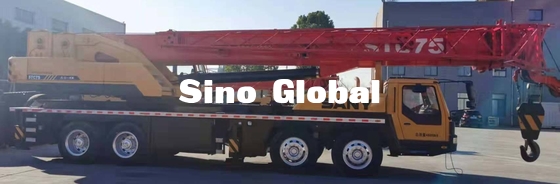 2ème main 75 Ton Truck Crane Sany STC75 avec le boom principal 80Km/h de 12m