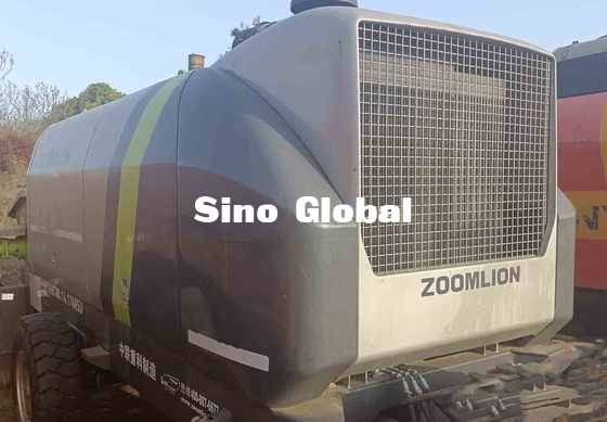 Pompe concrète utilisée verte noire Zoomlion HBT80 174kw de remorque