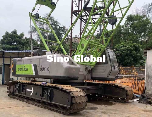 QUY80 utilisé Zoomlion 80 Ton Crawler Crane avec la longueur de boom de 58m