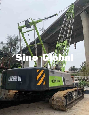 QUY80 utilisé Zoomlion 80 Ton Crawler Crane avec la longueur de boom de 58m
