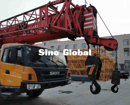 75 grues de boom de Ton Used Truck Mounted Knuckle avec 5 la vitesse de la section 80km/H de boom