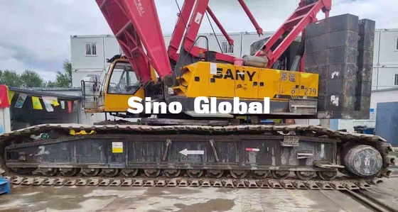 Modèle utilisé de la tonne SCC2500C de la grue de chenille de Sany 250 avec la puissance 242kw
