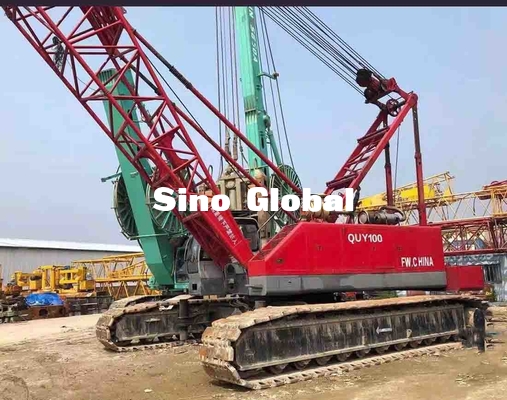 Fuwa QUY100 a utilisé la chenille Crane With 100 tonnes soulevant la capacité