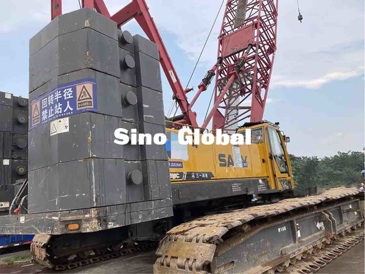 Puissance utilisée de moteur du modèle 242kW de la tonne SCC1500C de la grue de chenille de Sany 150