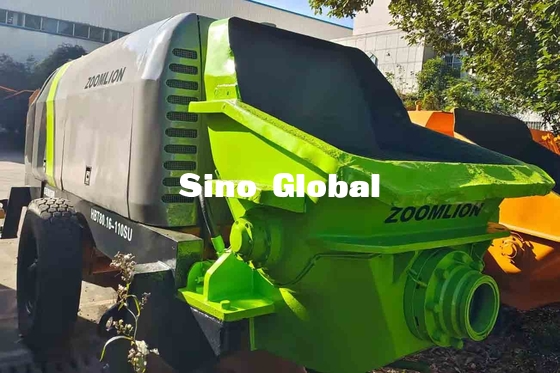 Capacité électrique utilisée de trémie de Zoomlion 600L de pompe concrète de remorque