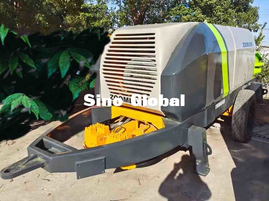 Capacité électrique utilisée de trémie de Zoomlion 600L de pompe concrète de remorque