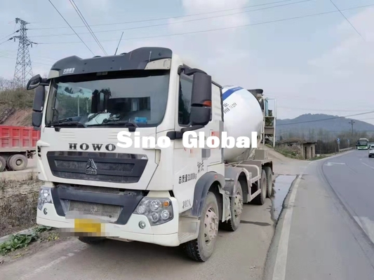 type diesel puissance de 2ème de main de Howo camion de mélangeur concret du ³ 371HP de 10m