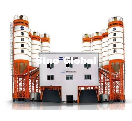 Capacité de traitement en lots concrète de la puissance 180 M3/H de l'usine 205KW de Zoomlion HZS180