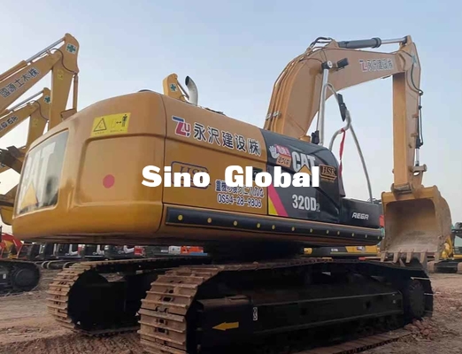 2ème excavatrice de Caterpillar 320D de main 99,9 kilowatts de la puissance 340L de capacité de réservoir