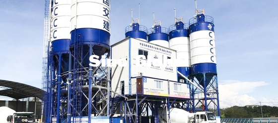 Usine de traitement en lots de Sany HZS120F8 avec la puissance 2*37KW de mélangeur
