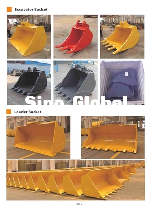 Toute la marque globale de Godets et accessoires d'excavatrice de marque sino